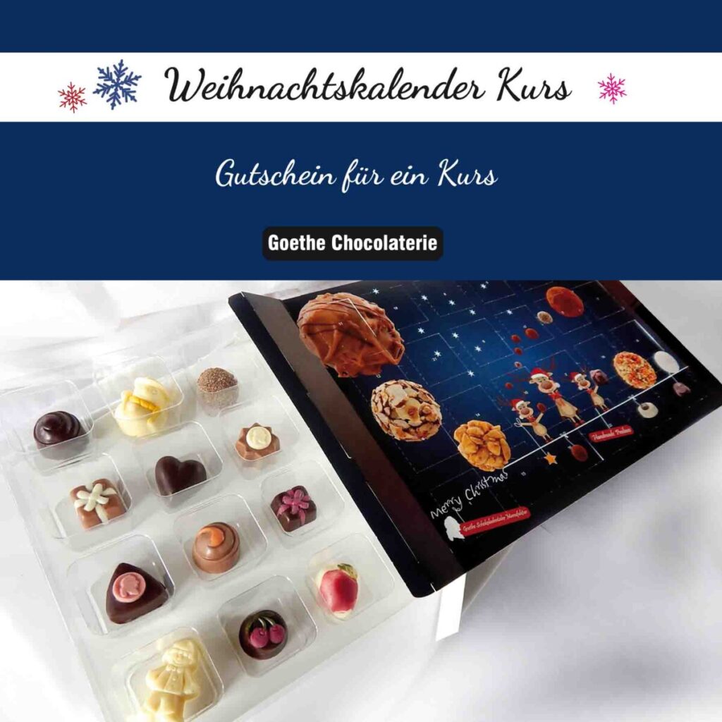 Weihnachtskalender Kurs GoetheChocolaterie